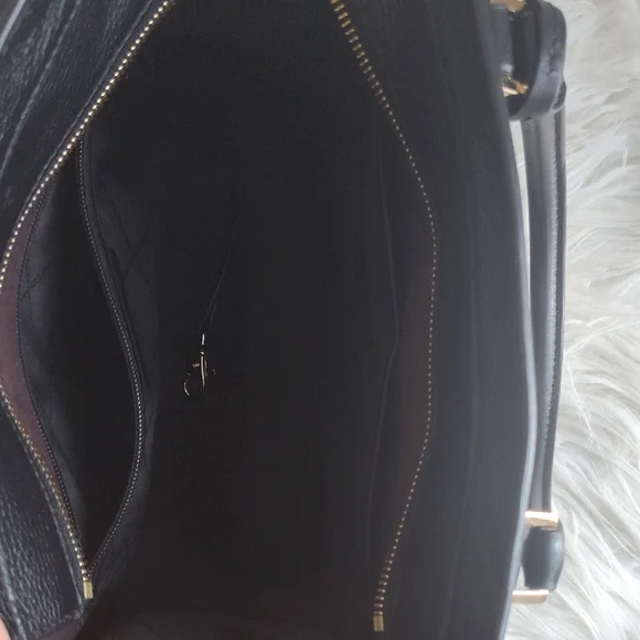Michael Kors Black Satchel with Gold Hardware - Picture 10 of 13
